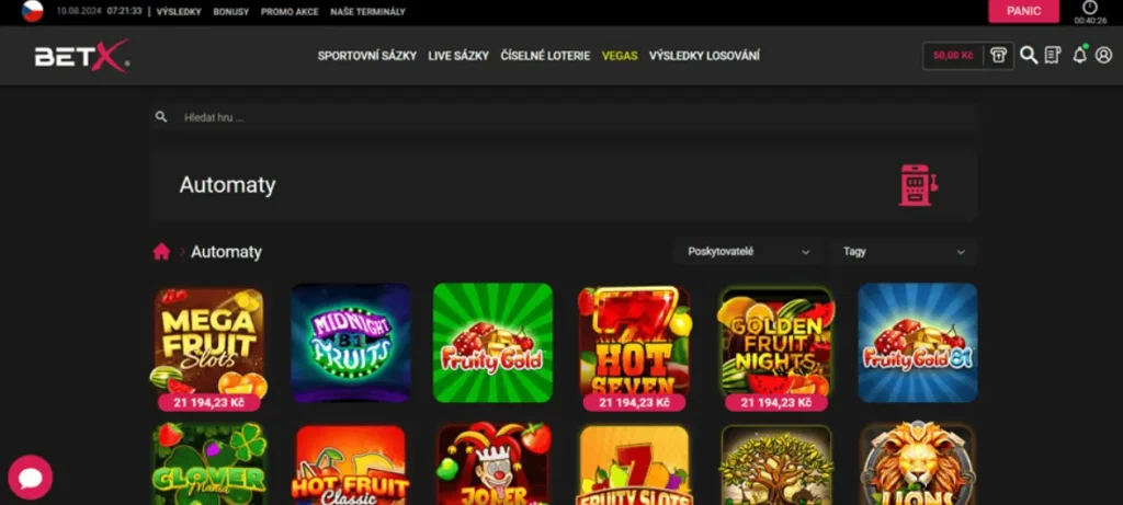 Bet-X slots