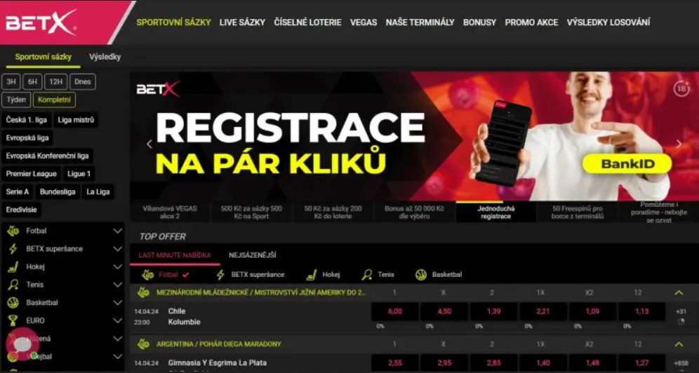 Betx Sportovní sázky